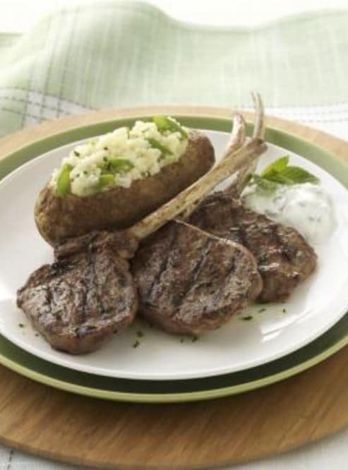 Grilled American Lamb Lollipops Grilled American Lamb Lollipops Recipe by Colorado Potato Administrative Committee