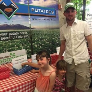 Tyler Mitchell With Kids In San Luis Valley